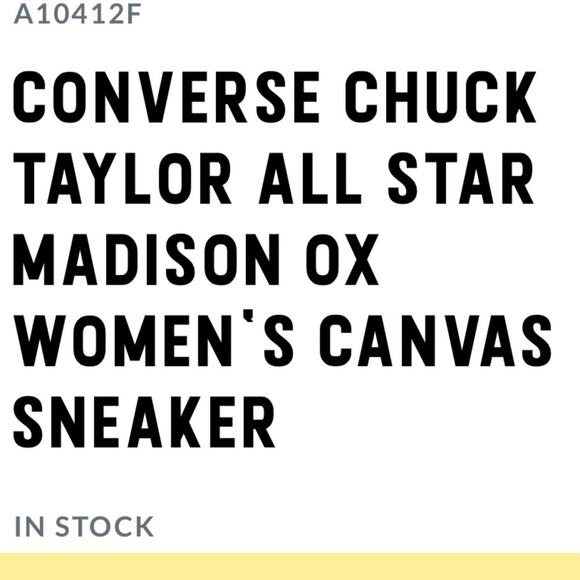 NEW CONVERSE ALL STAR CHUCK TAYLOR MADISON OX CANVAS SNEAKERS BEIGE WHITE GOLD 8 - Picture 10 of 10